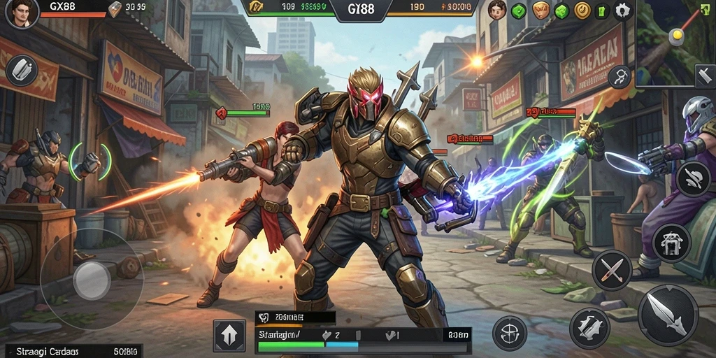 Tampilan menarik dari gameplay GX88 yang memikat.