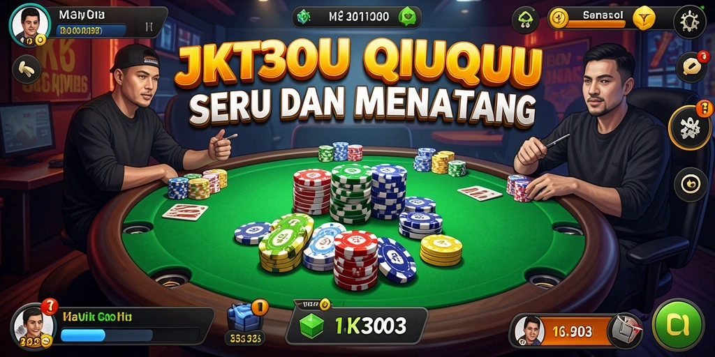 Tangkapan layar gameplay QiuQiu JKT303 yang seru dan interaktif.