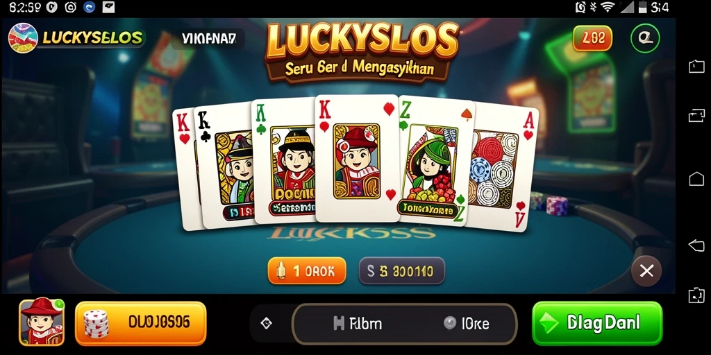 Tampilan gameplay menantang di LUCKYSLOTS dengan grafis menarik.