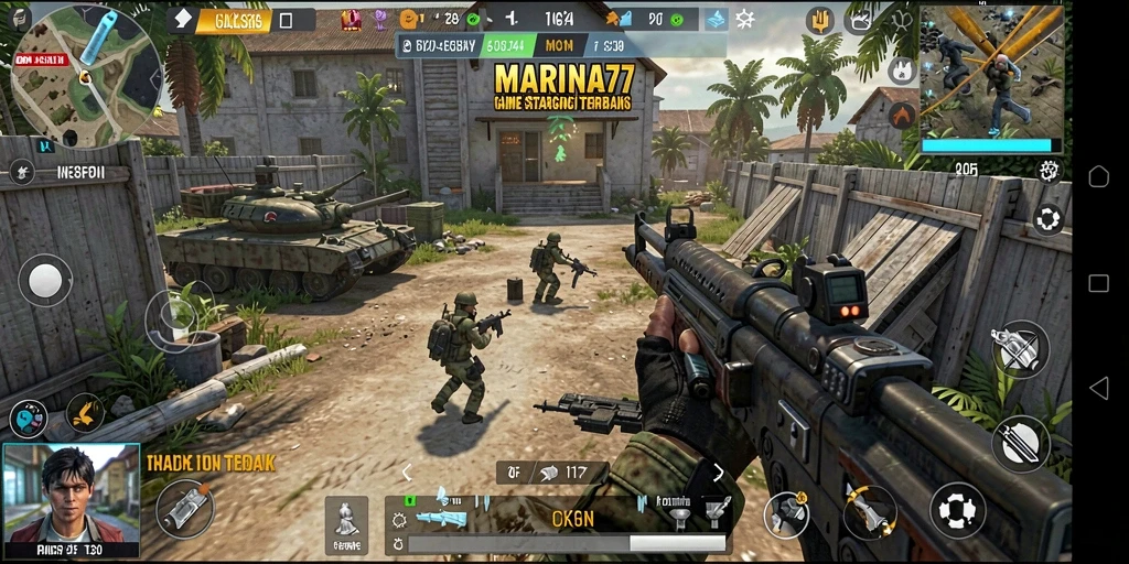 Tampilan gameplay MARINA77 yang menarik dengan elemen strategi yang mendalam.