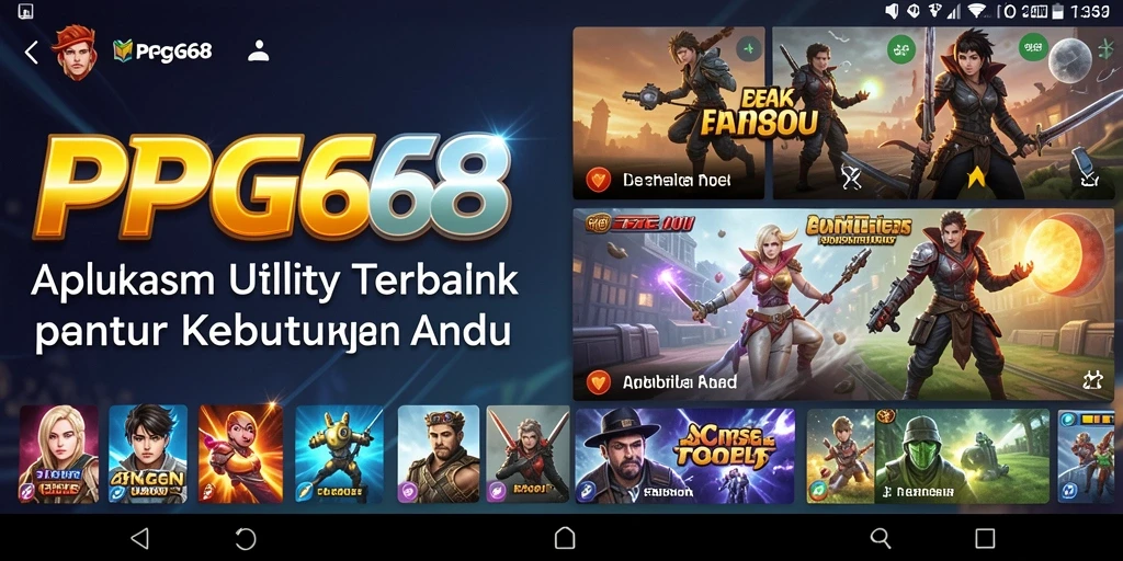Tampilan intuitif dan fitur modern dari PGG68 sebagai aplikasi Utility.