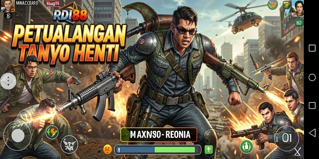 Gameplay <strong>RDI88</strong> yang penuh aksi dan ketegangan di layar.