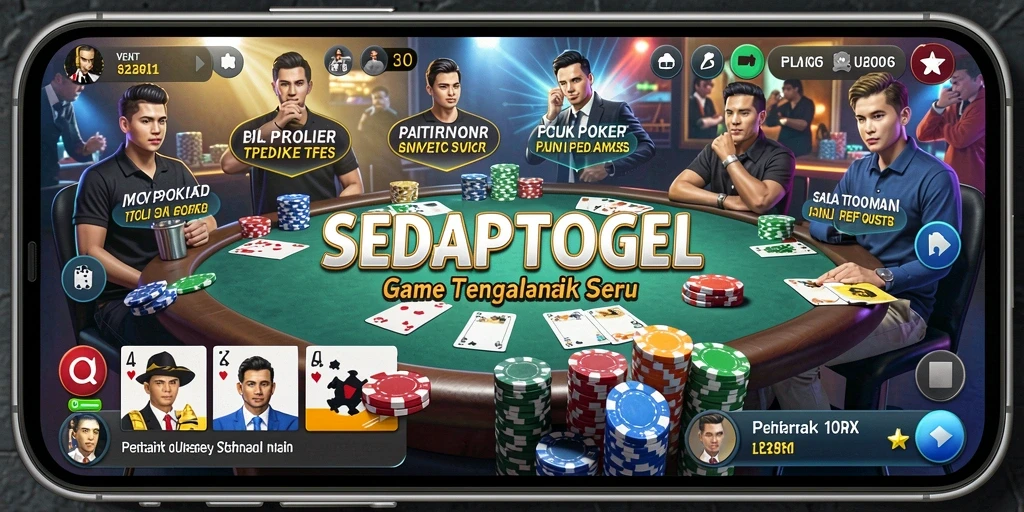 Tampilan screenshot gameplay SEDAPTOGEL yang mendebarkan.