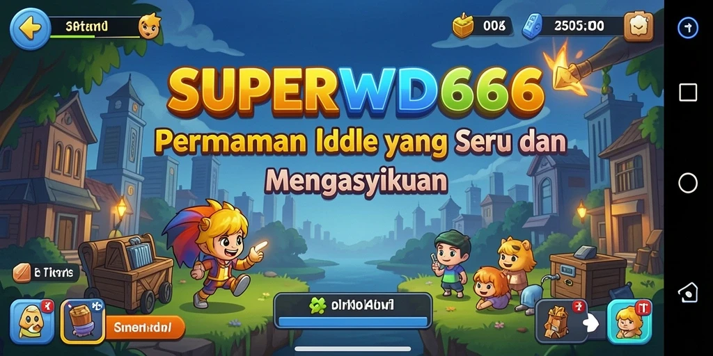 Tampilan utama gameplay SUPERWD666 yang menarik dan interaktif.