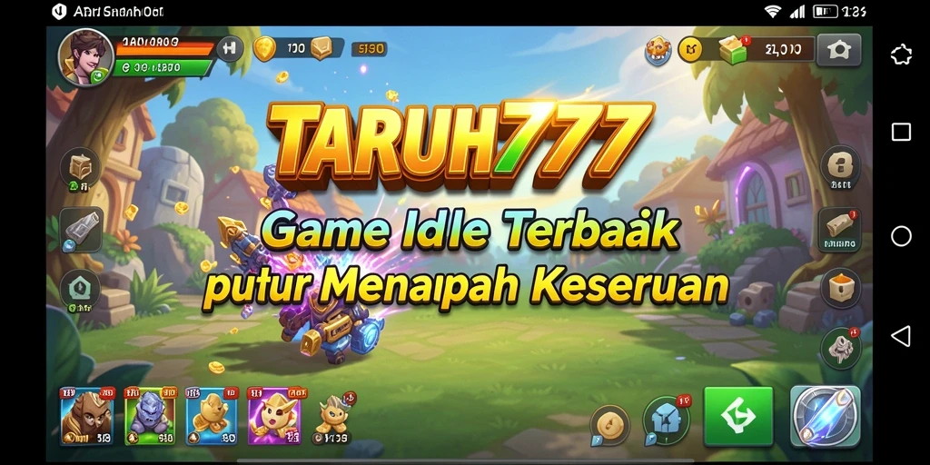 Gambaran gameplay menarik dalam TARUH777 dengan karakter yang berjuang.